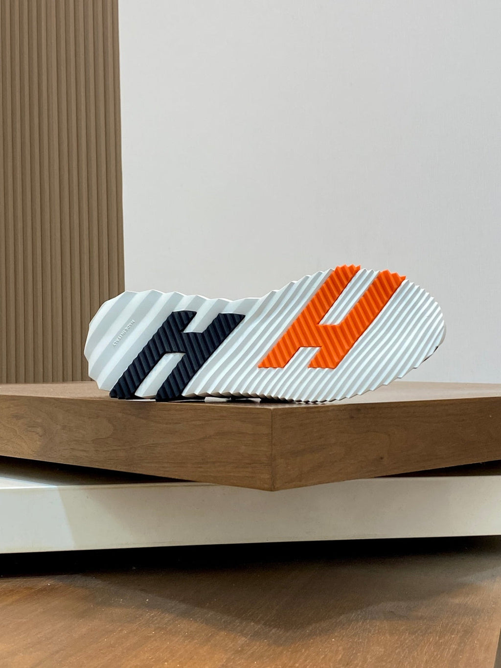 Hermès Suede and Denim Canvas Sneakers