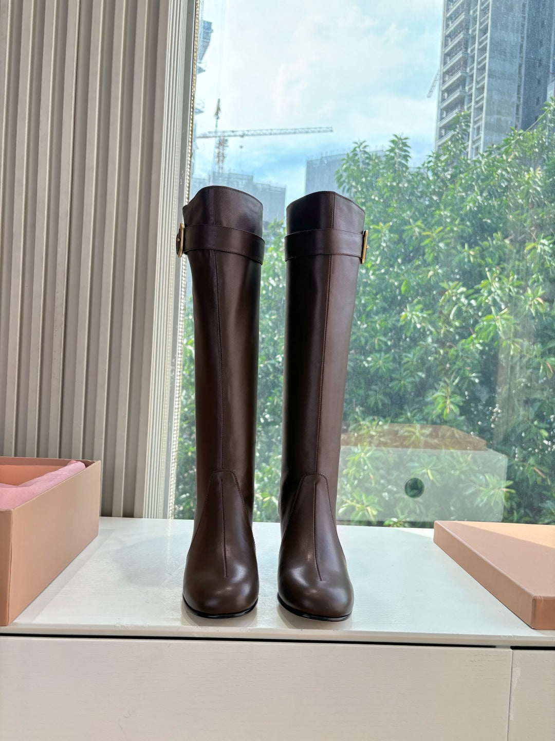 Miu Miu Chelsea Knee-High Boots – 25FW