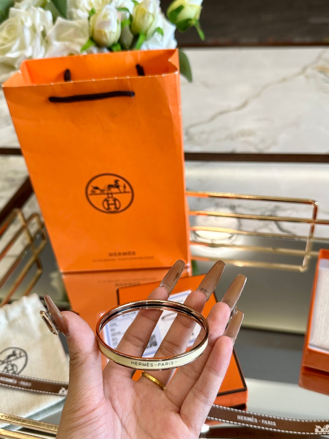Hermès Letter Bracelet