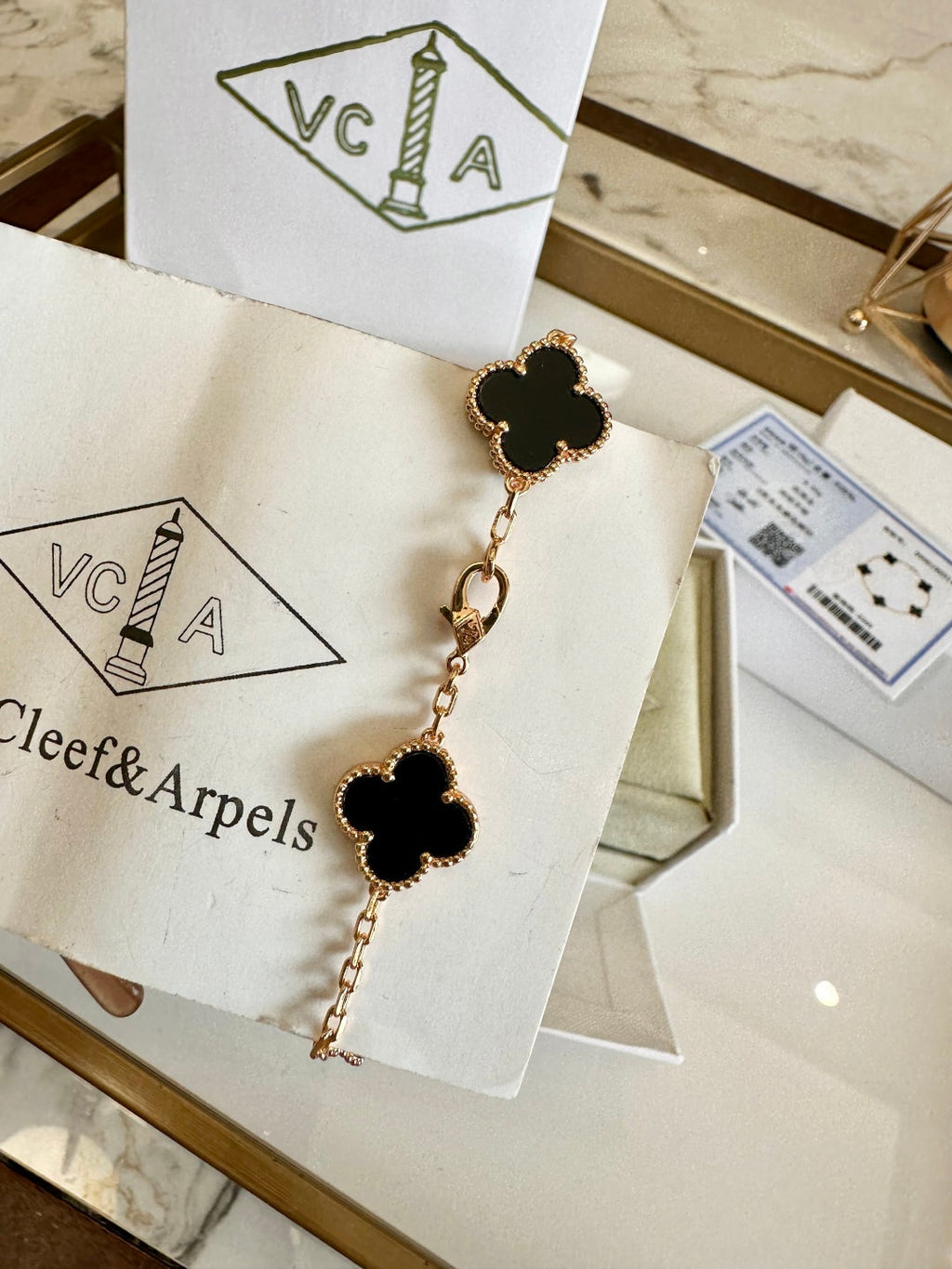 Van Cleef & Arpels Alhambra Five-Motif Bracelet