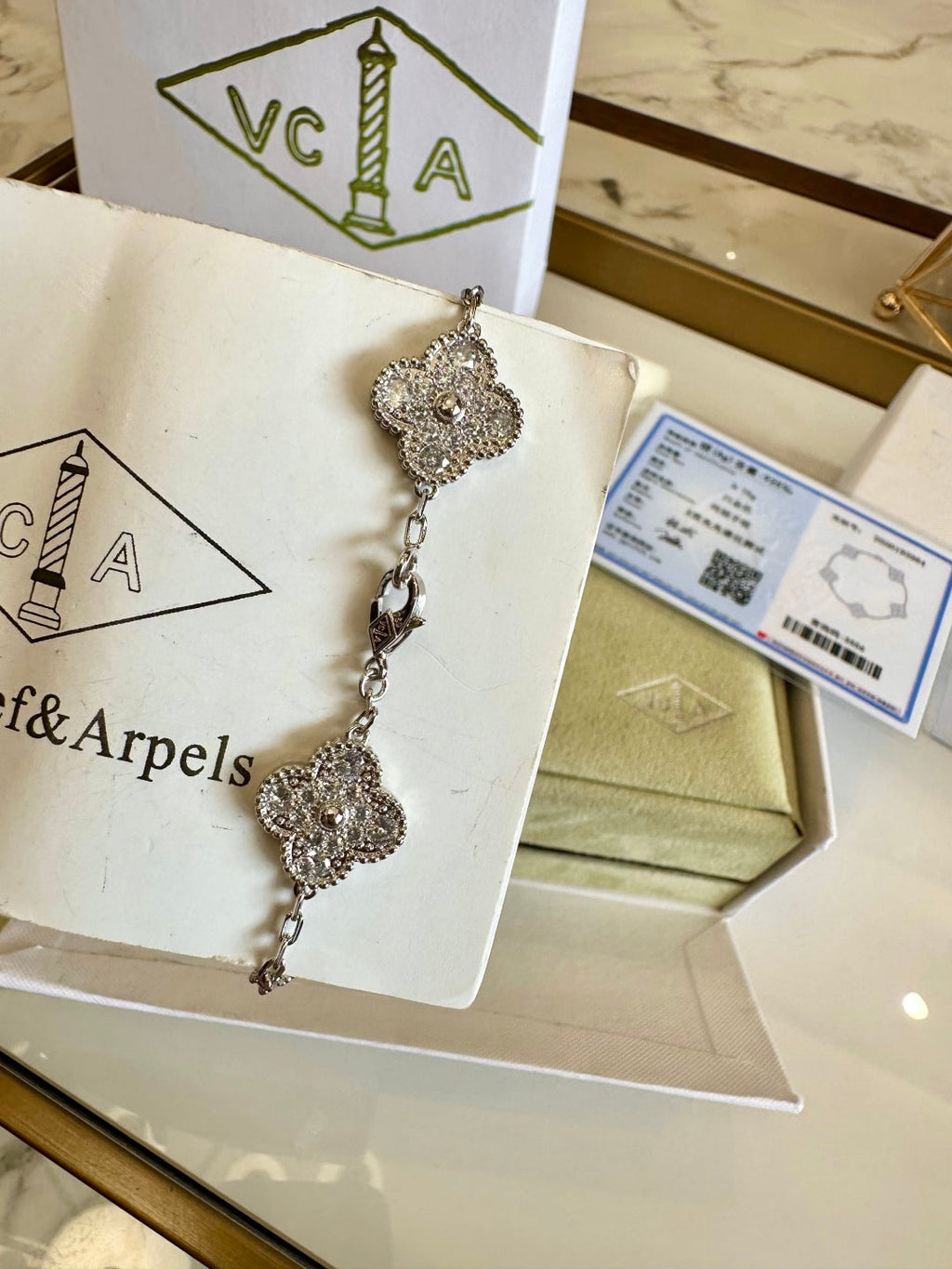 Van Cleef & Arpels Alhambra Five-Motif Bracelet