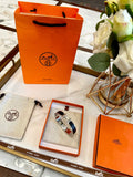 Hermès H-Letter Oval Enamel Bracelet – 2024 Collection