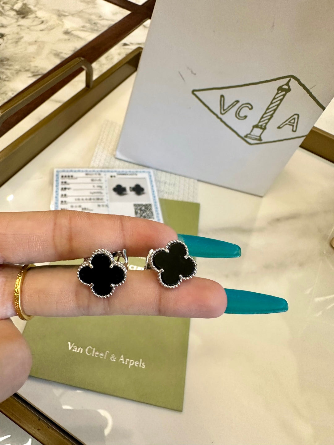 Van Cleef & Arpels Clover Earrings