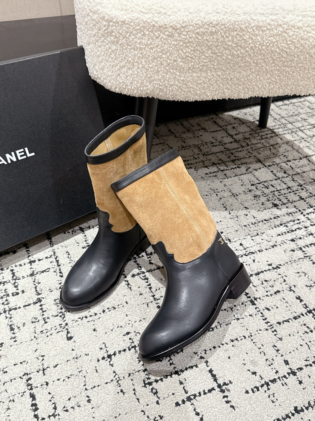 Chanel 25SS Runway Ankle Boots – Autumn/Winter Collection