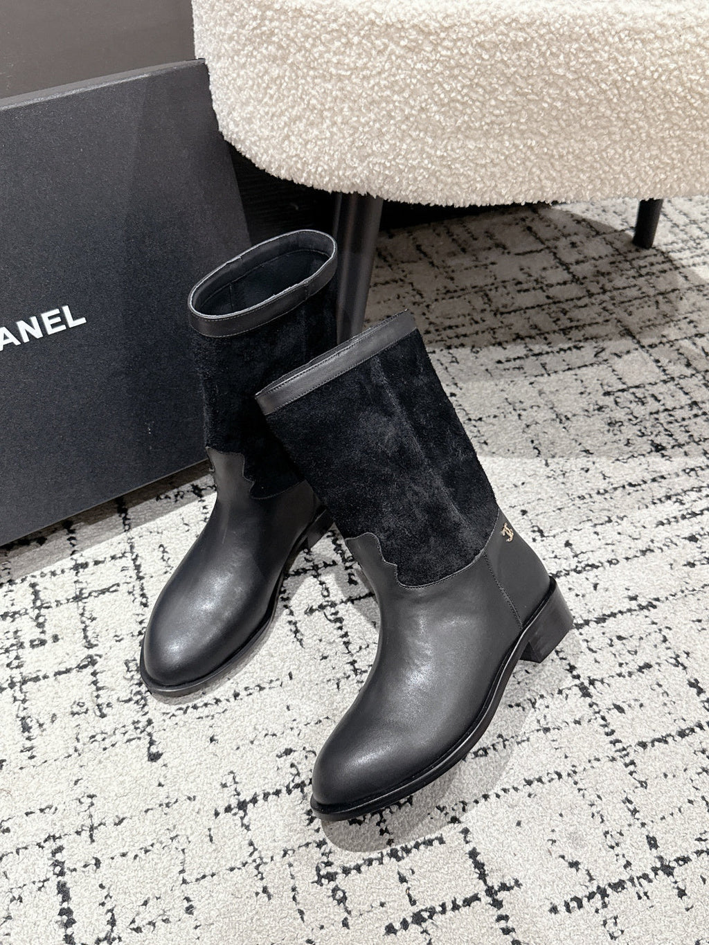 Chanel 25SS Runway Ankle Boots – Autumn/Winter Collection
