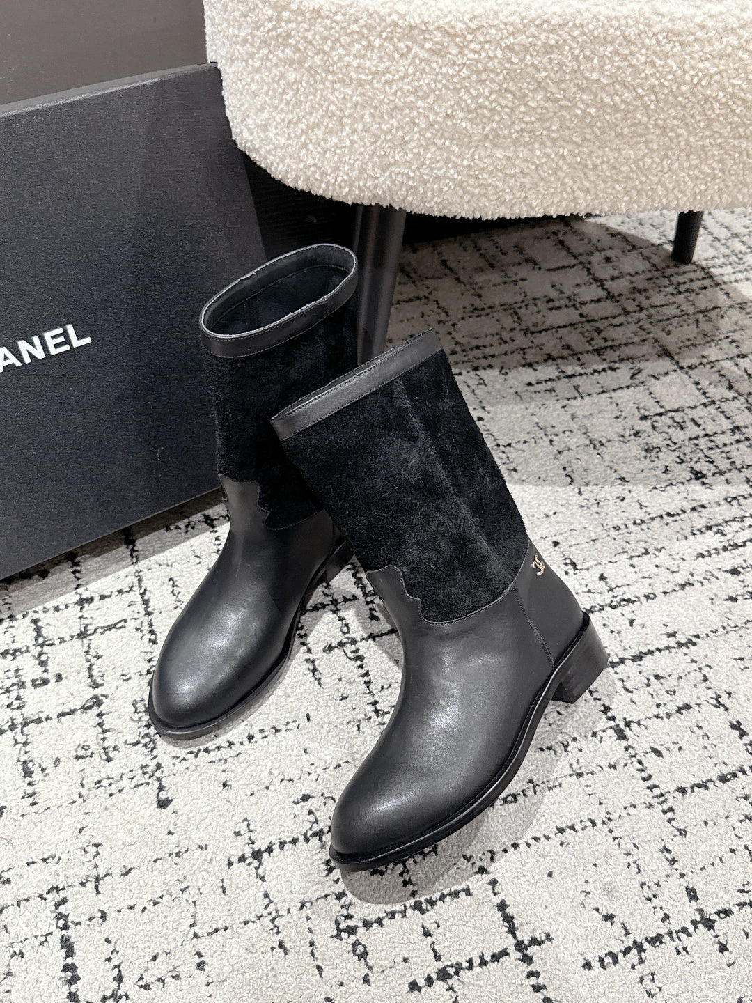 Chanel 25SS Runway Ankle Boots – Autumn/Winter Collection