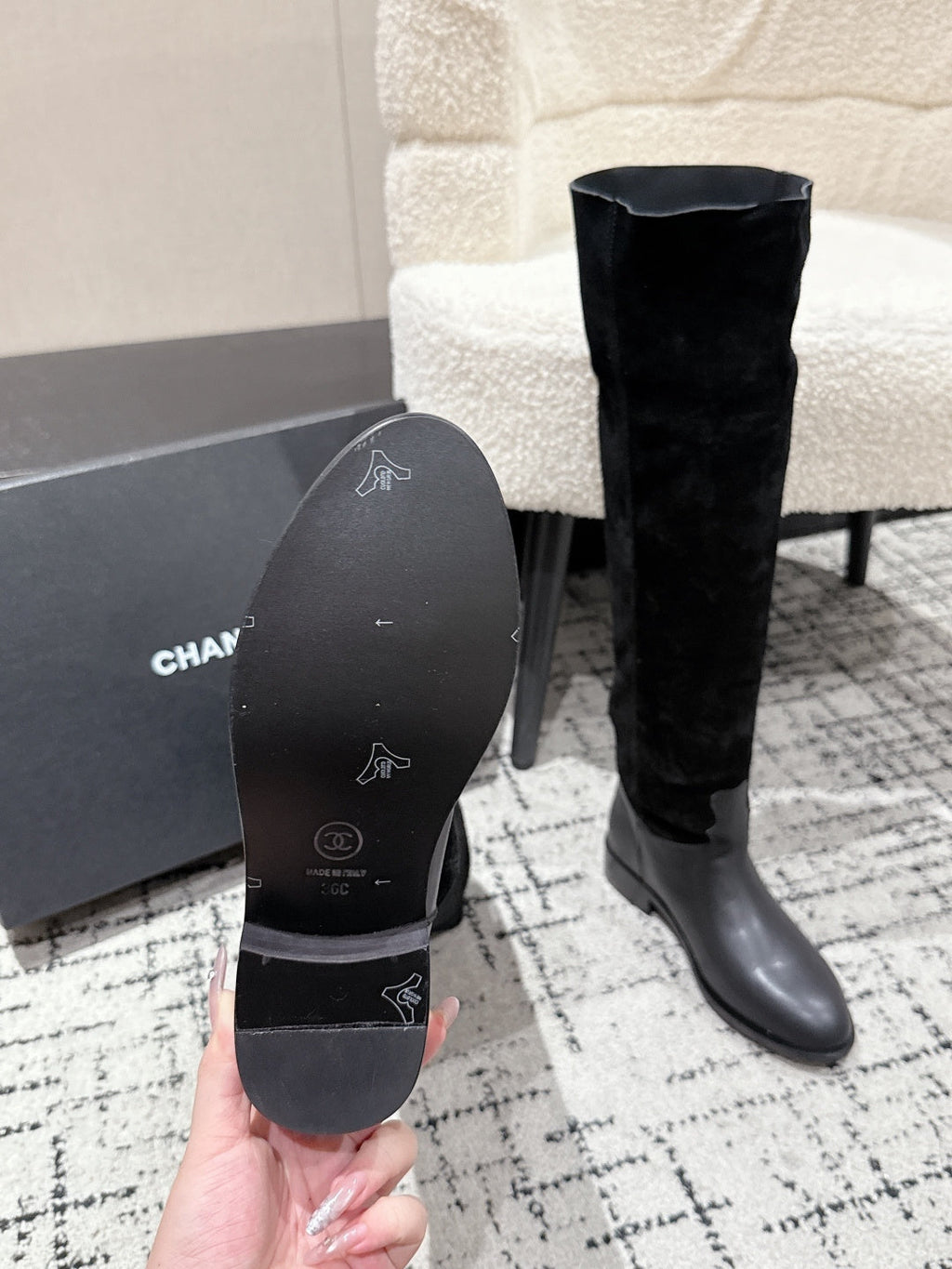 Chanel Runway Knee-High Boots – 25SS