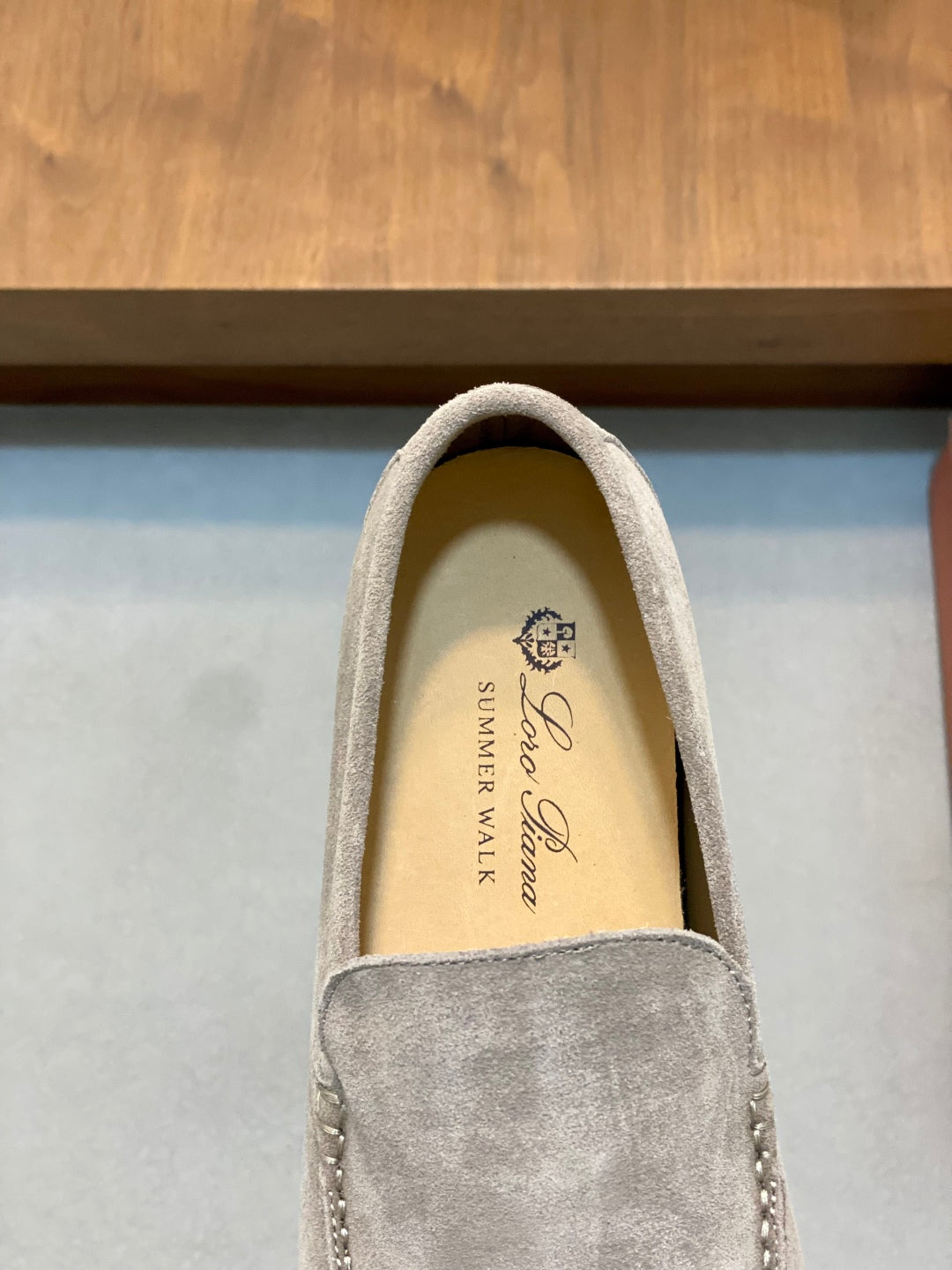Loro Piana Unisex Suede Leather Loafers