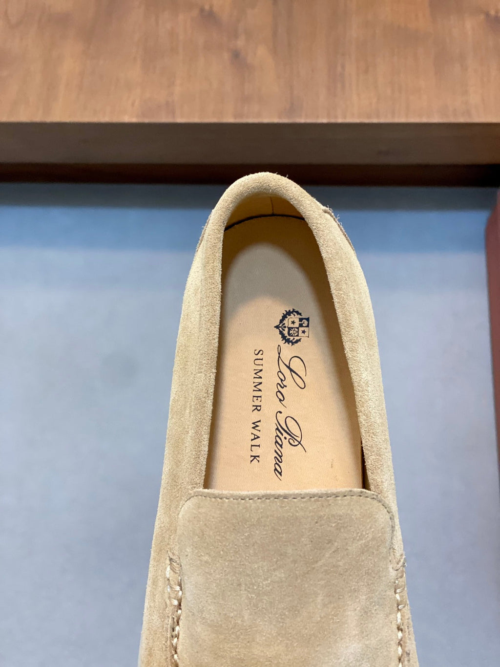 Loro Piana Unisex Suede Leather Loafers