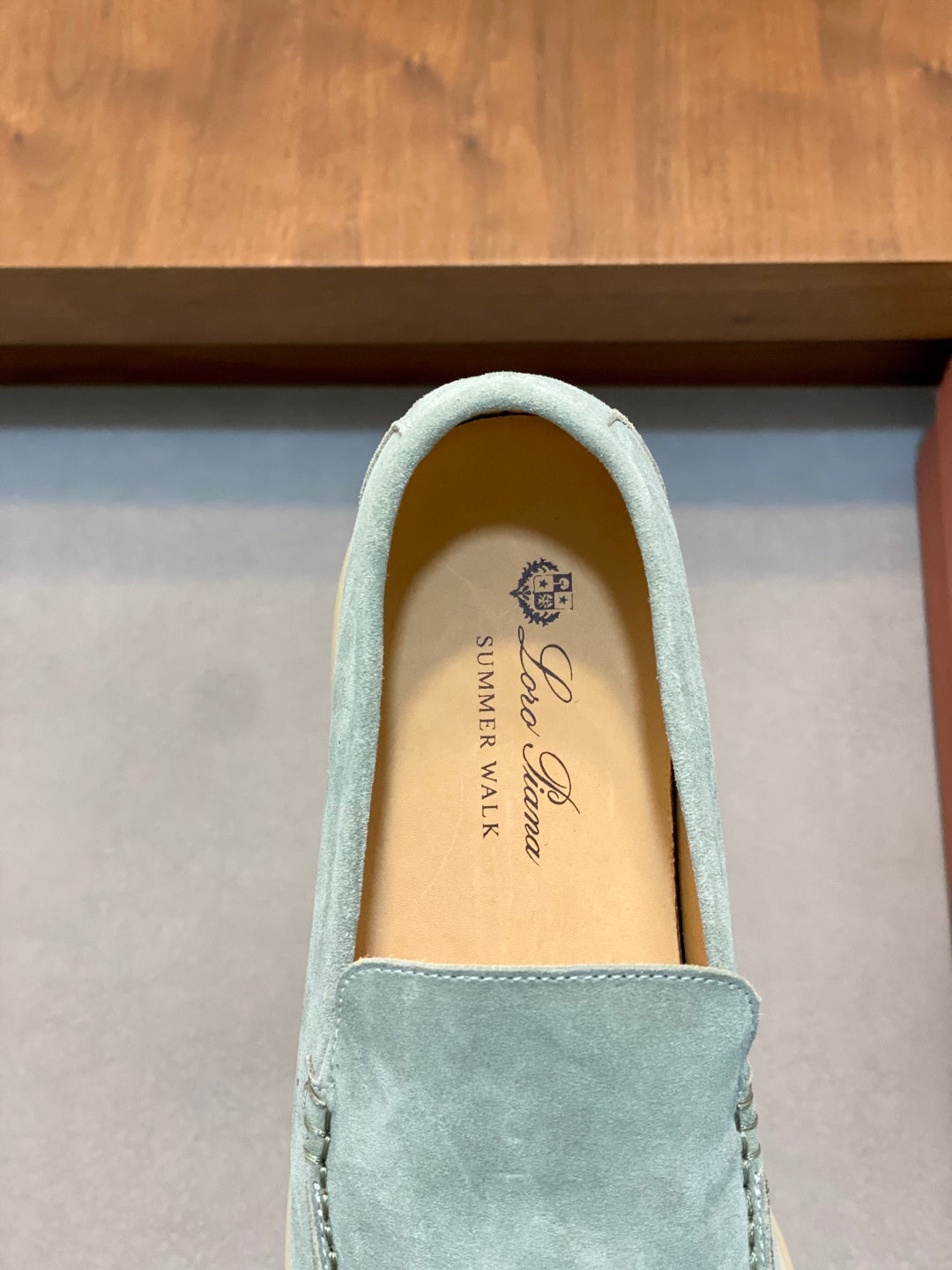 Loro Piana Suede Leather Slip-On Loafers
