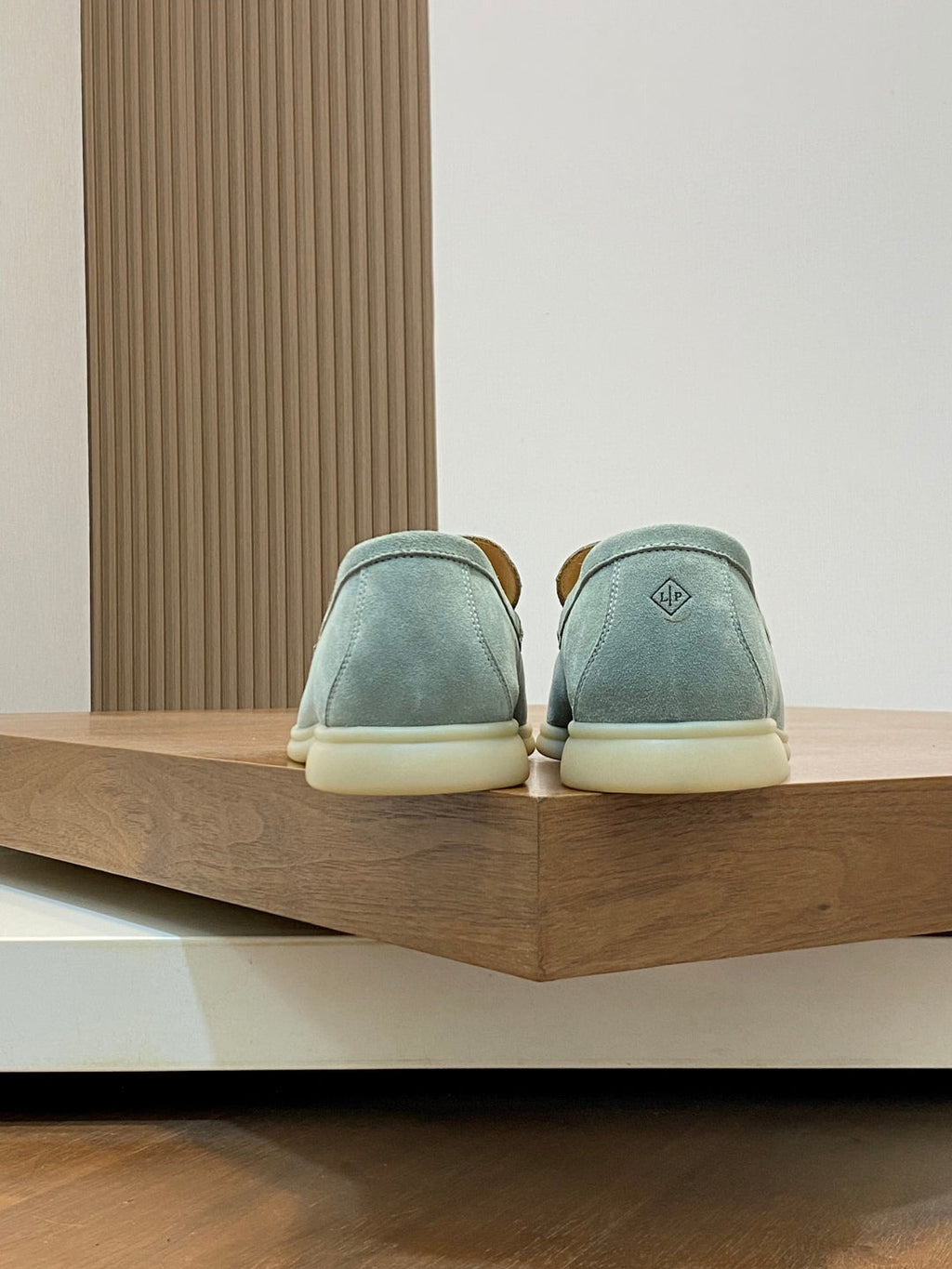 Loro Piana Suede Leather Slip-On Loafers