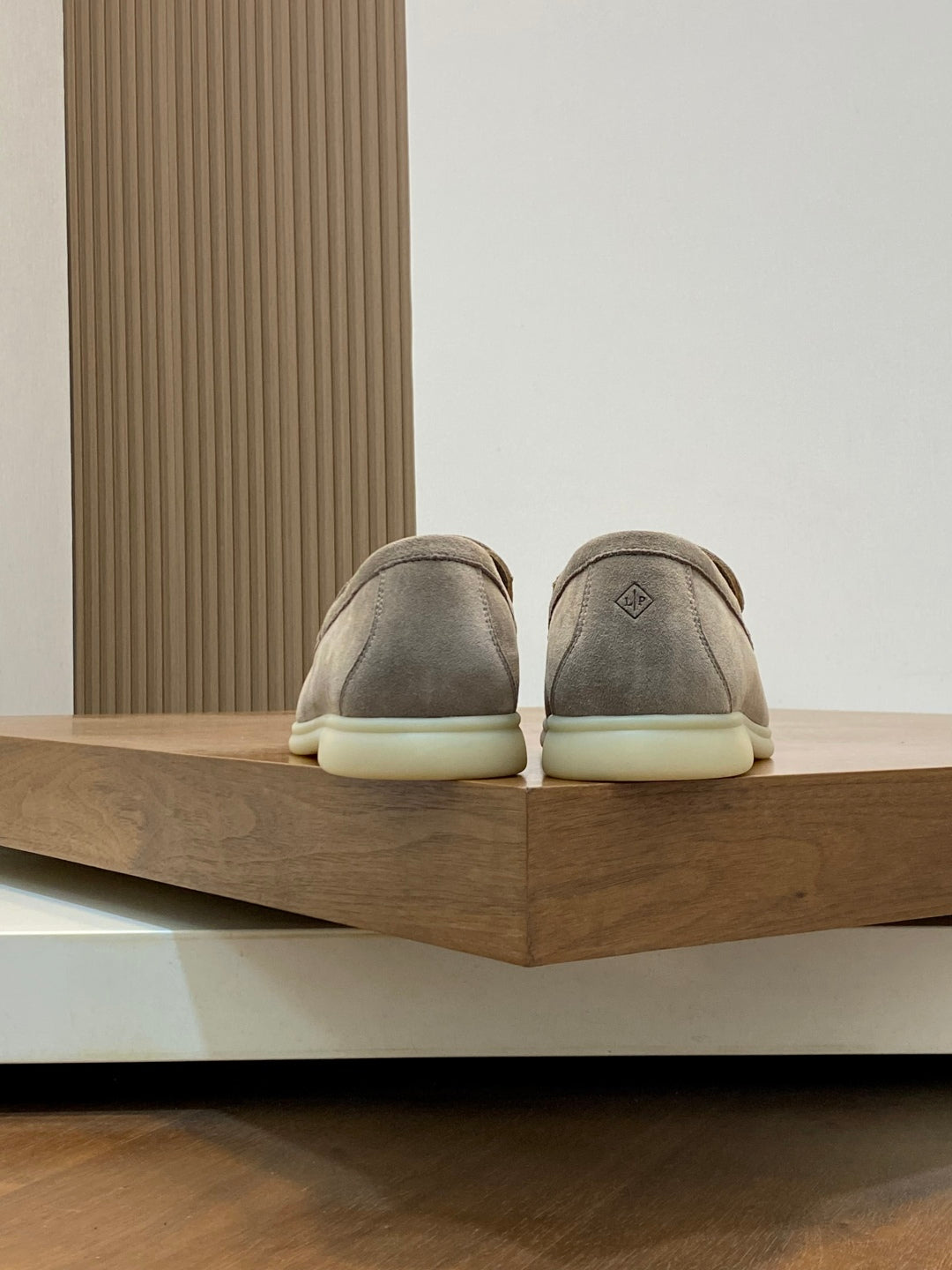 Loro Piana Suede Leather Slip-On Loafers