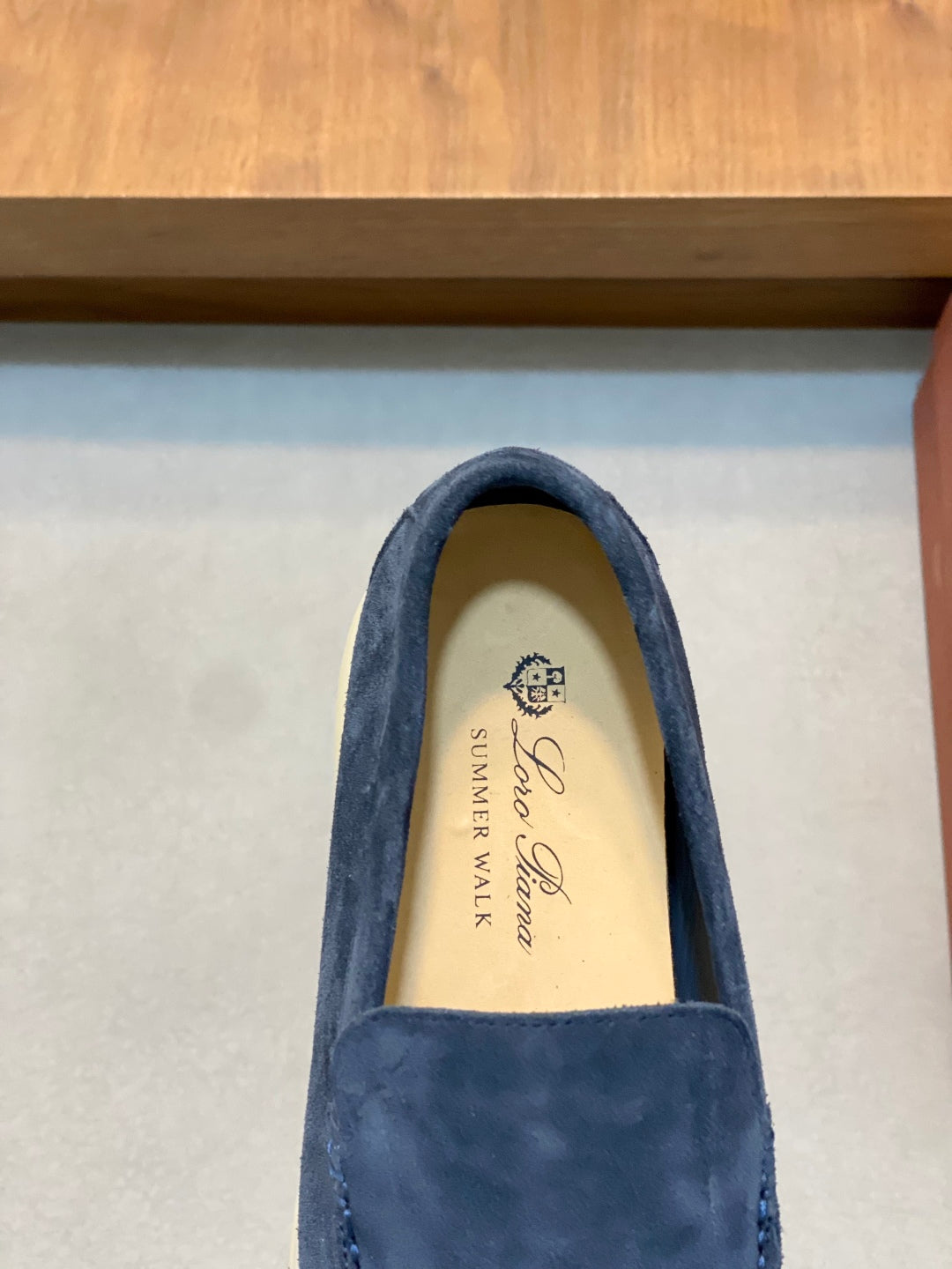 Loro Piana Suede Leather Slip-On Loafers