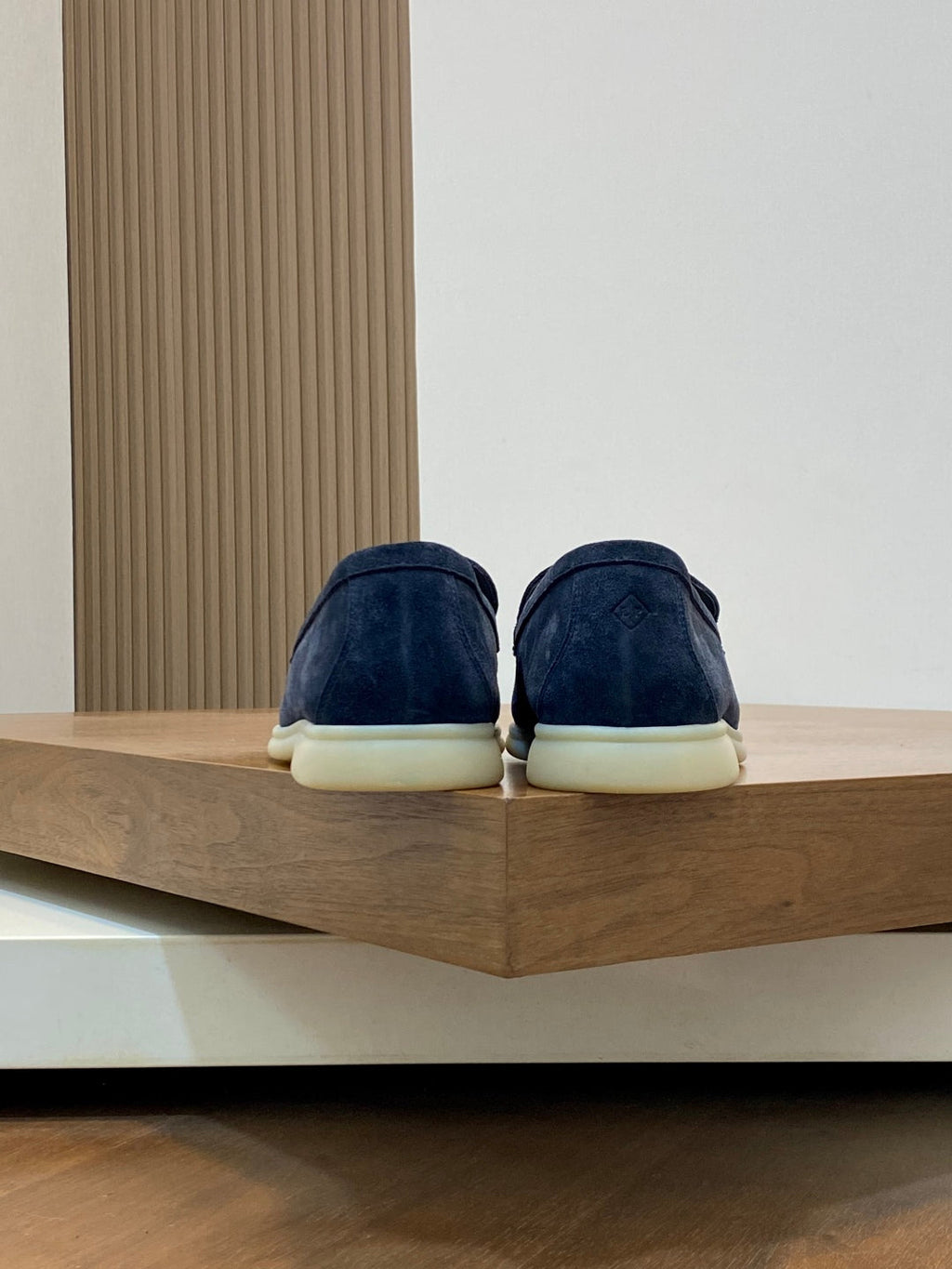 Loro Piana Suede Leather Slip-On Loafers