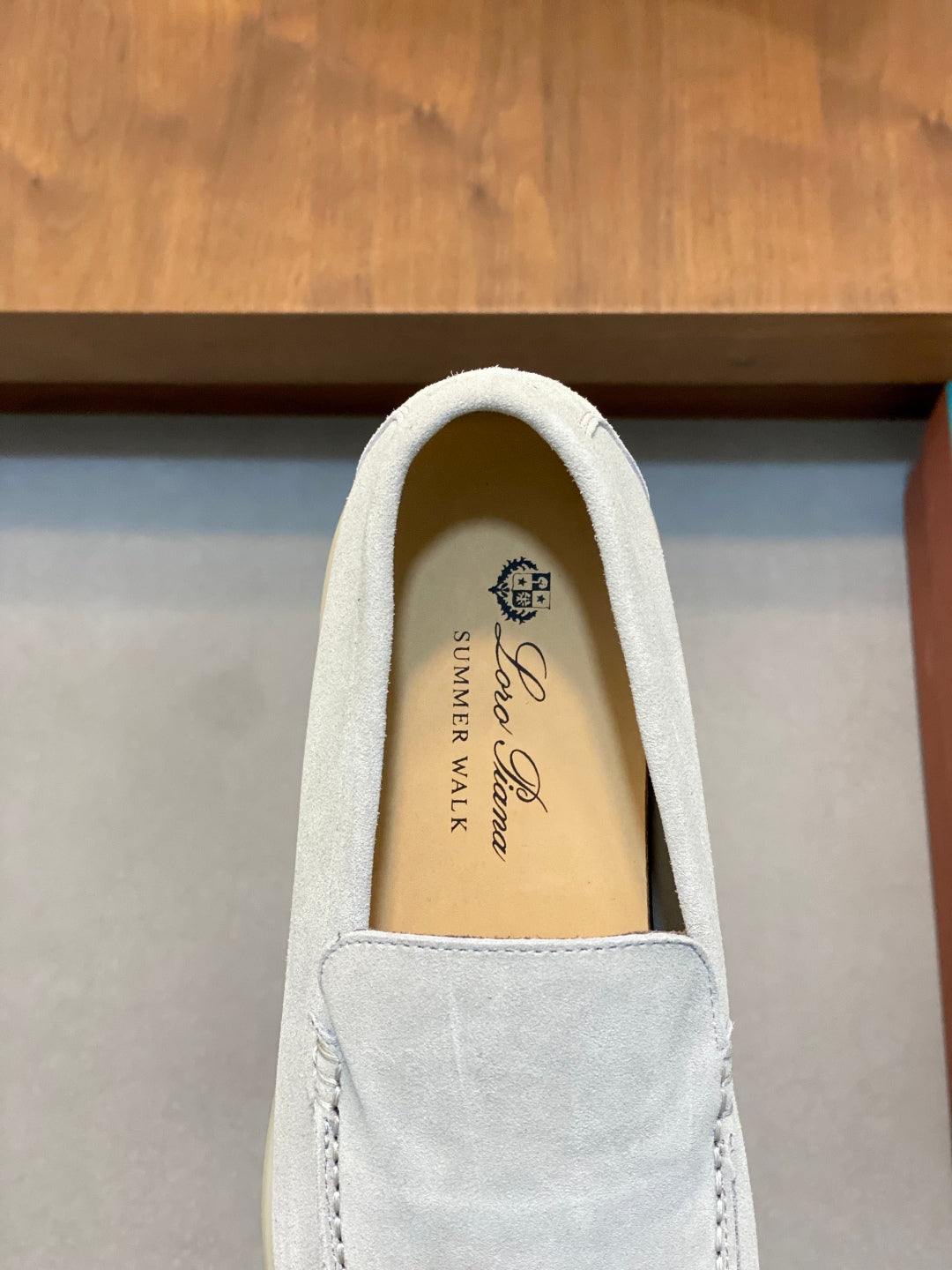 Loro Piana Suede Leather Slip-On Loafers