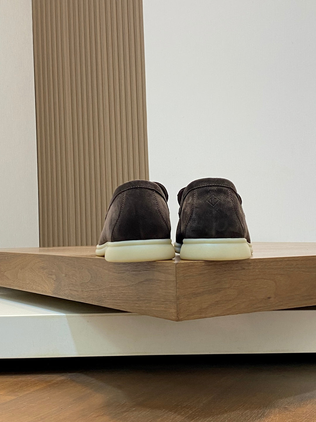 Loro Piana Suede Leather Slip-On Loafers