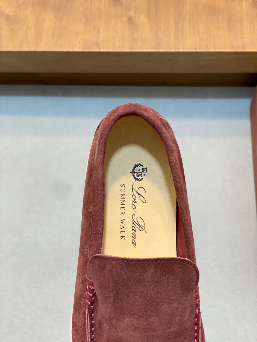 Loro Piana Suede Leather Slip-On Loafers