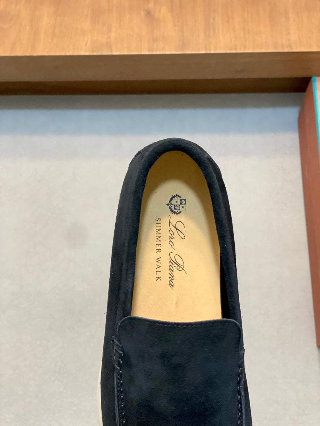 Loro Piana Suede Leather Slip-On Loafers