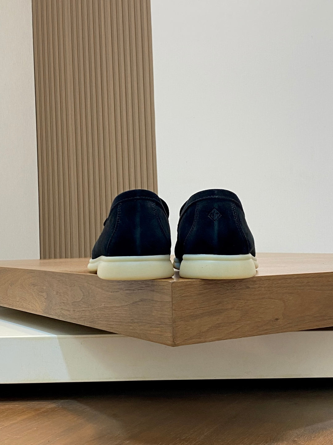 Loro Piana Suede Leather Slip-On Loafers