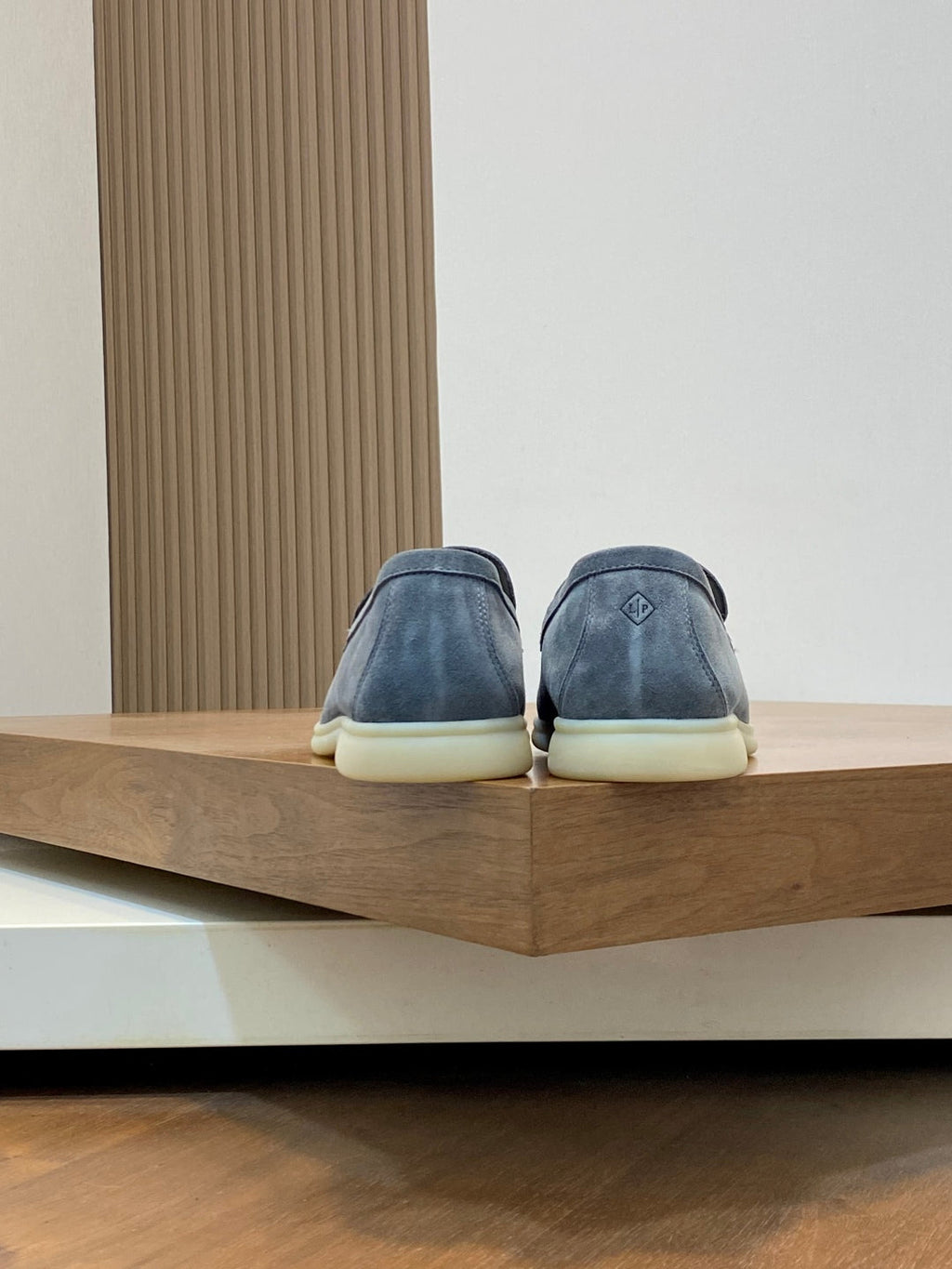 Loro Piana Suede Leather Slip-On Loafers