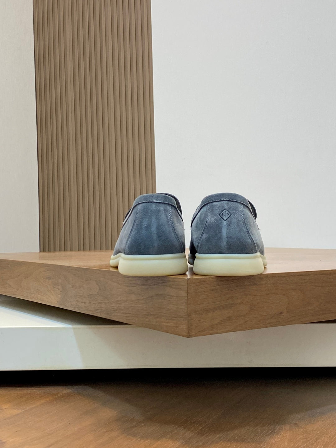 Loro Piana Suede Leather Slip-On Loafers