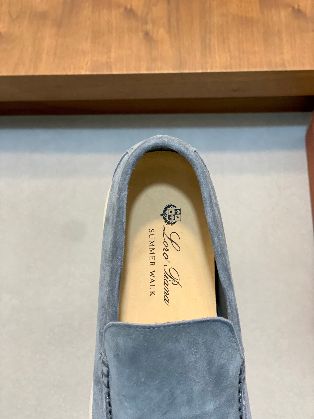 Loro Piana Suede Leather Slip-On Loafers