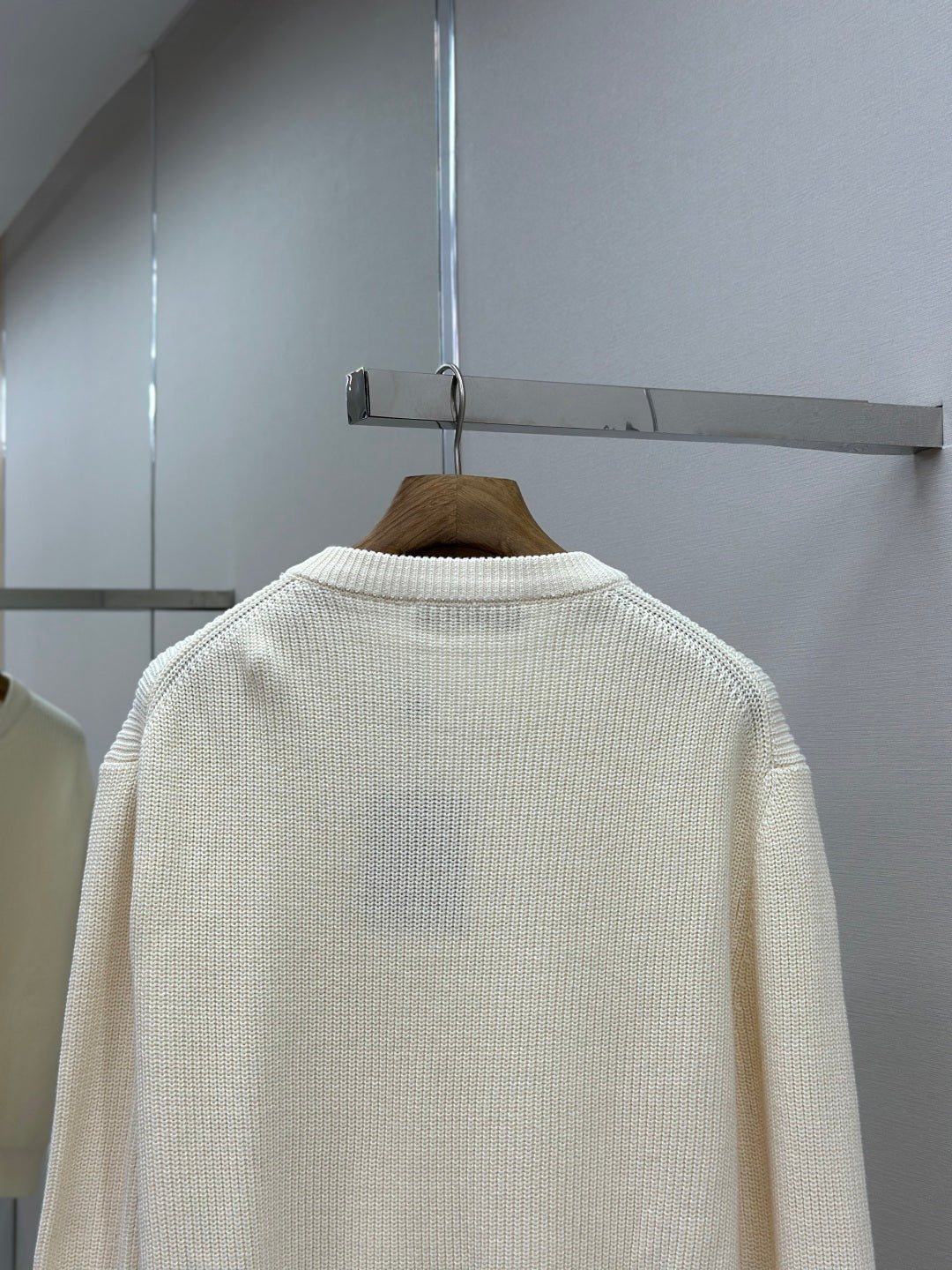 Louis Vuitton Logo Embroidered Knit Sweater