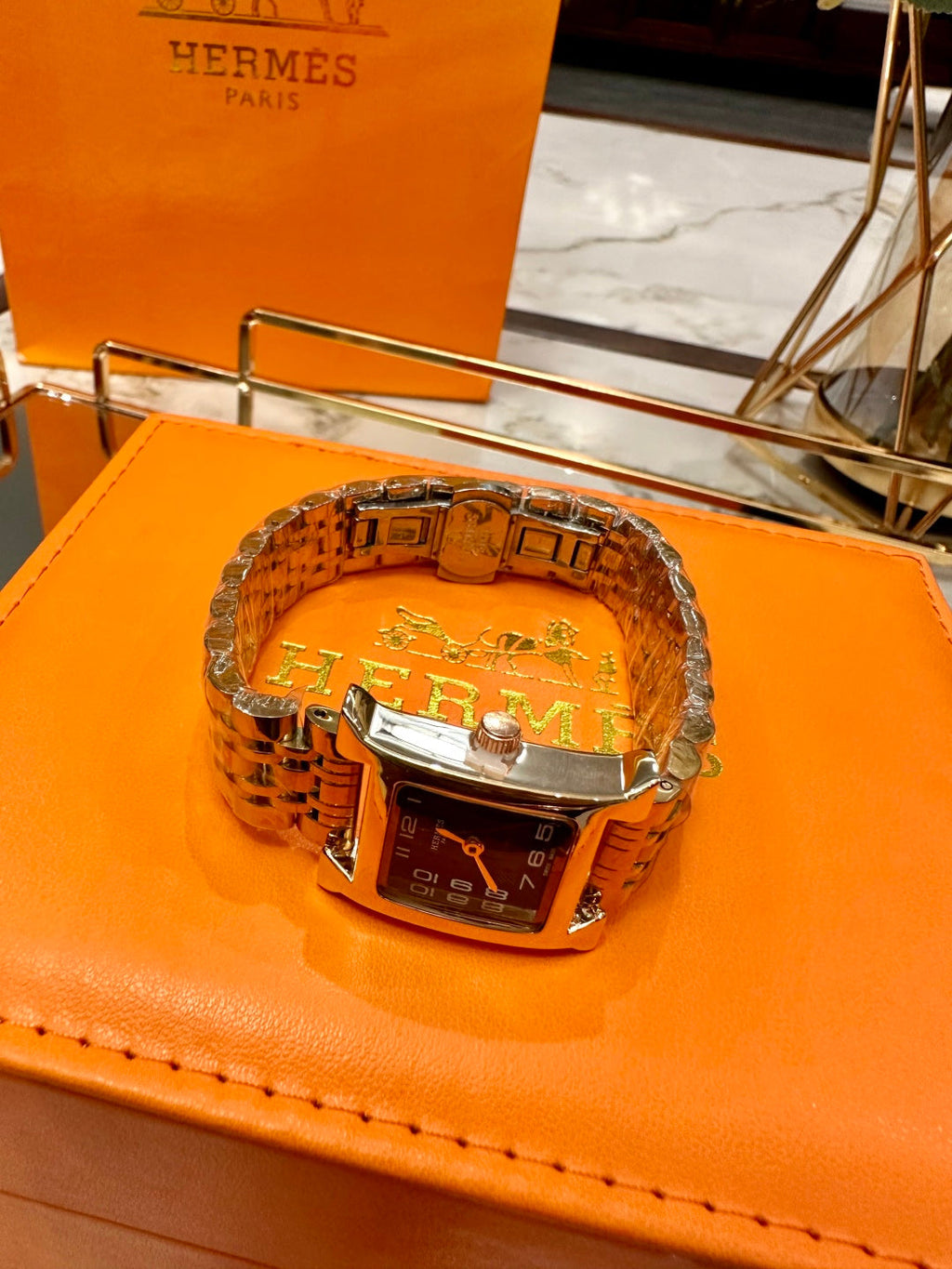 Hermès Small Square Luxury Watch