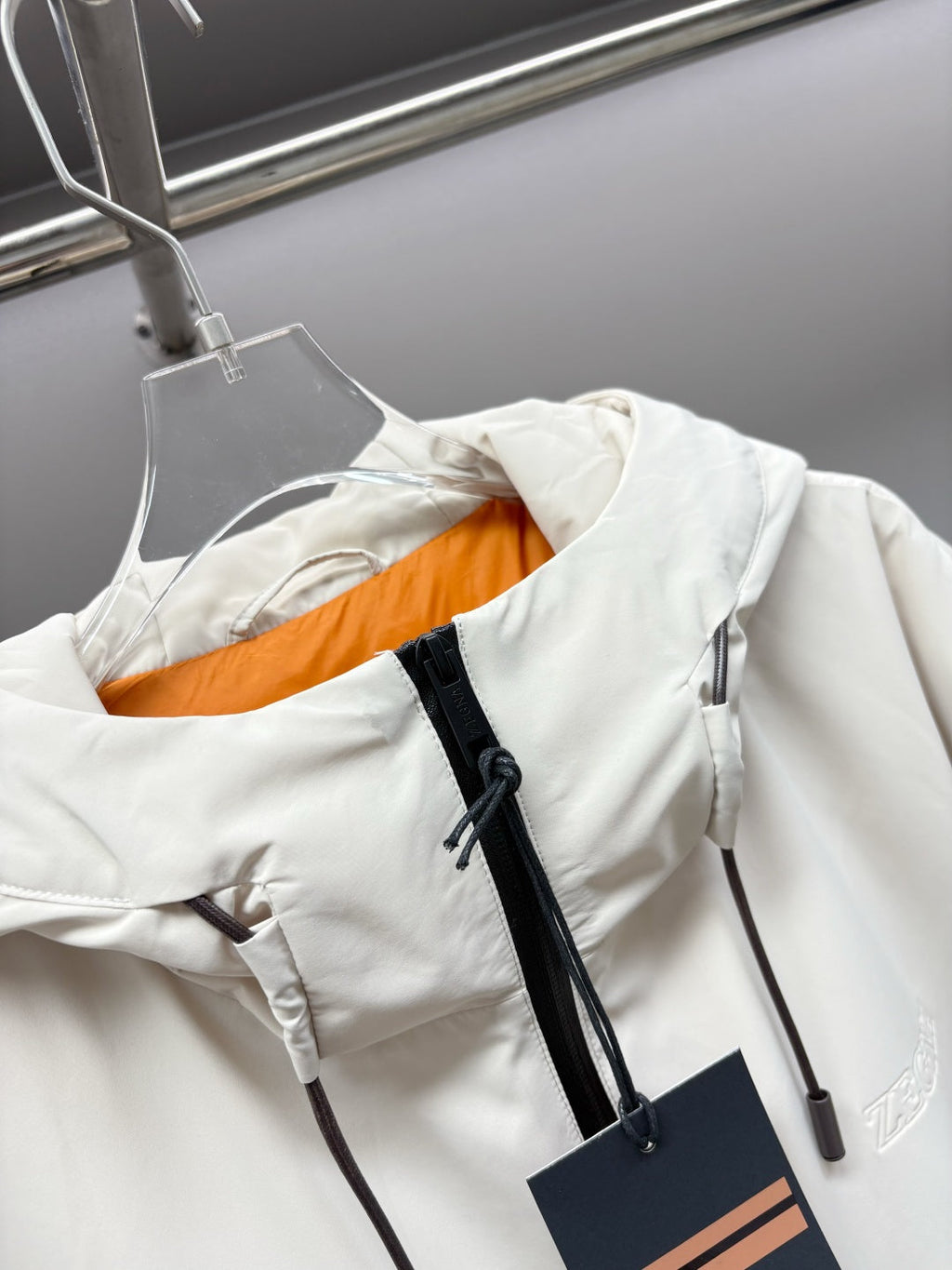 Zegna Letter Embossed Down Jacket
