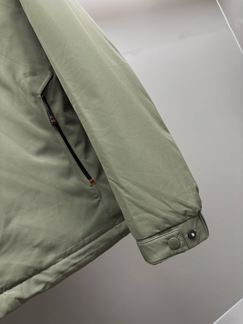 Zegna Letter Embroidered Down Jacket
