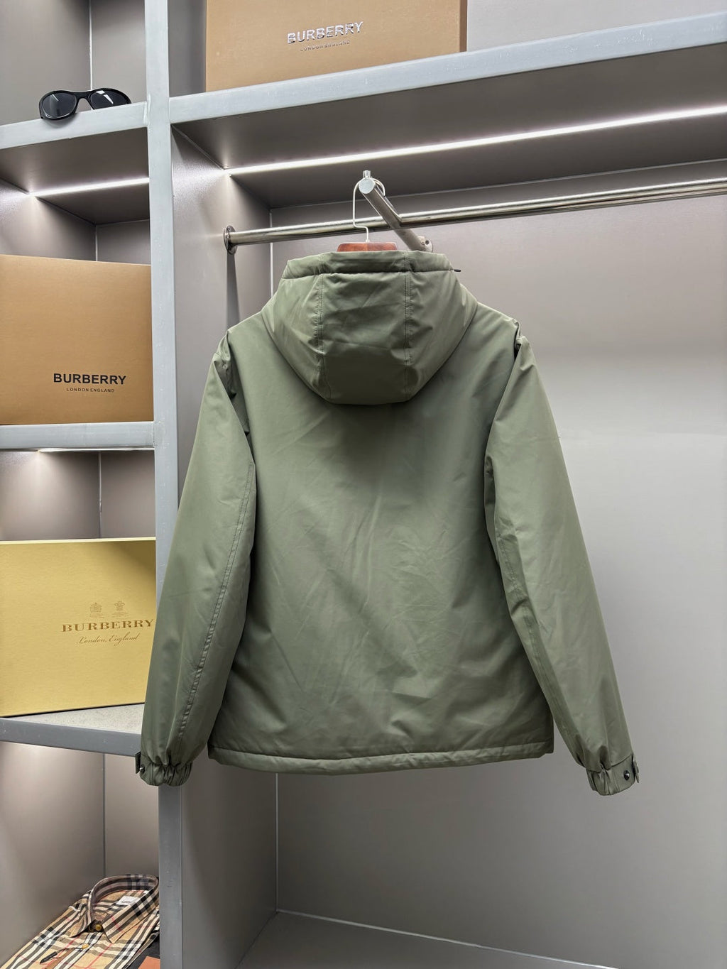 Zegna Letter Embroidered Down Jacket