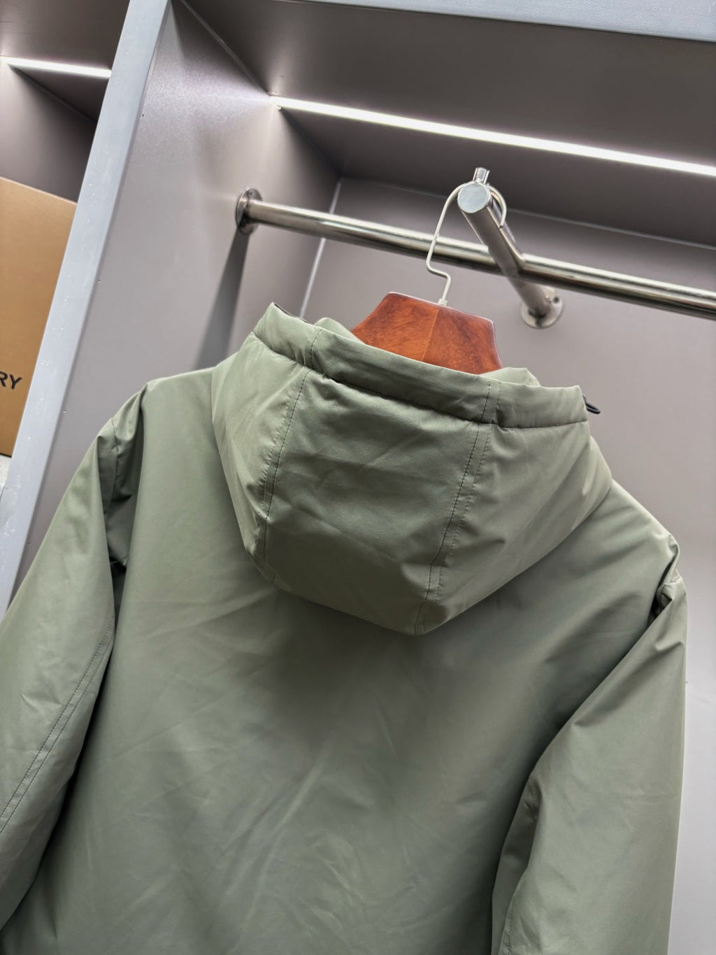 Zegna Letter Embroidered Down Jacket