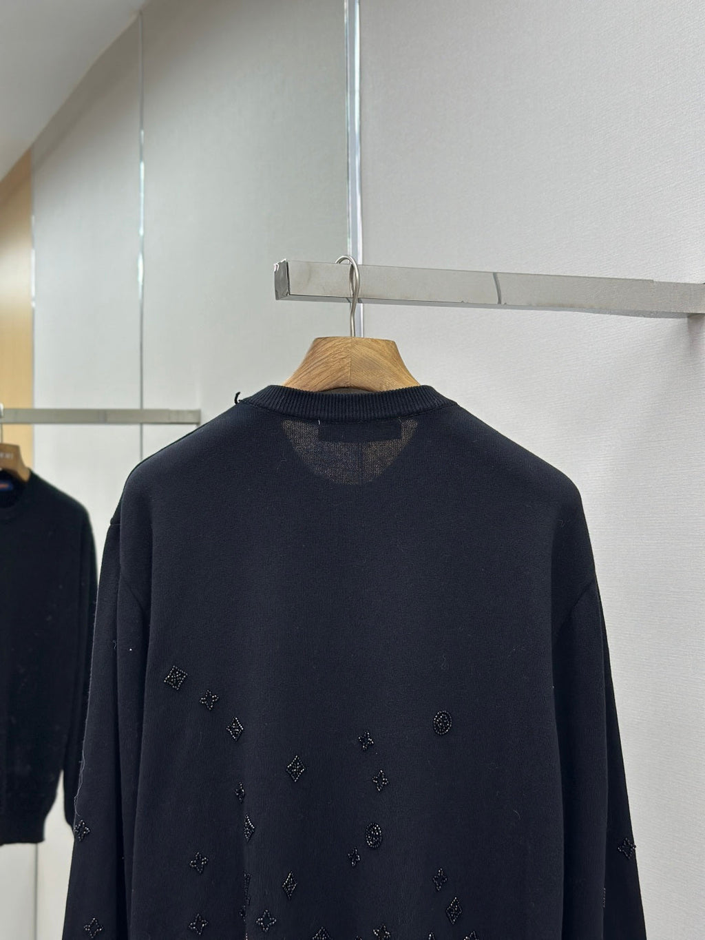 Louis Vuitton Gradient Beaded Crewneck Sweater – 25FW