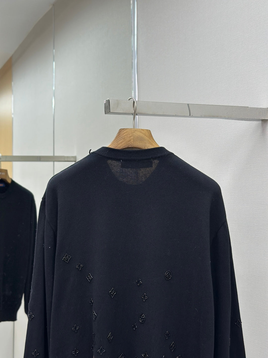 Louis Vuitton Gradient Beaded Crewneck Sweater – 25FW