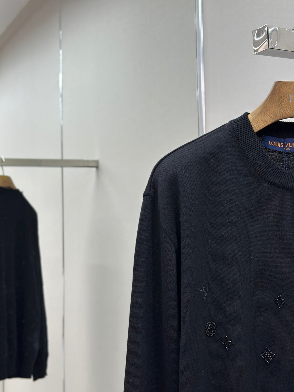 Louis Vuitton Gradient Beaded Crewneck Sweater – 25FW