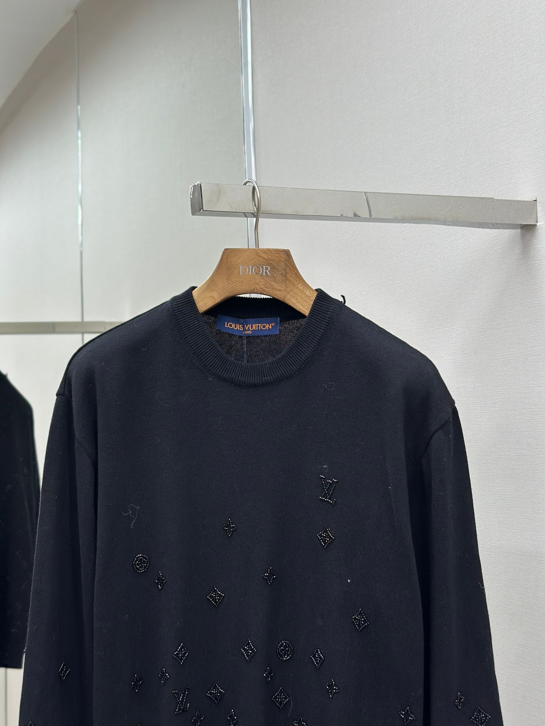 Louis Vuitton Gradient Beaded Crewneck Sweater – 25FW