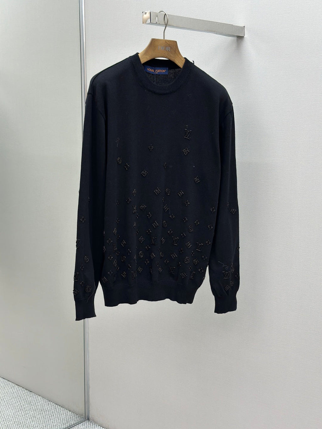 Louis Vuitton Gradient Beaded Crewneck Sweater – 25FW
