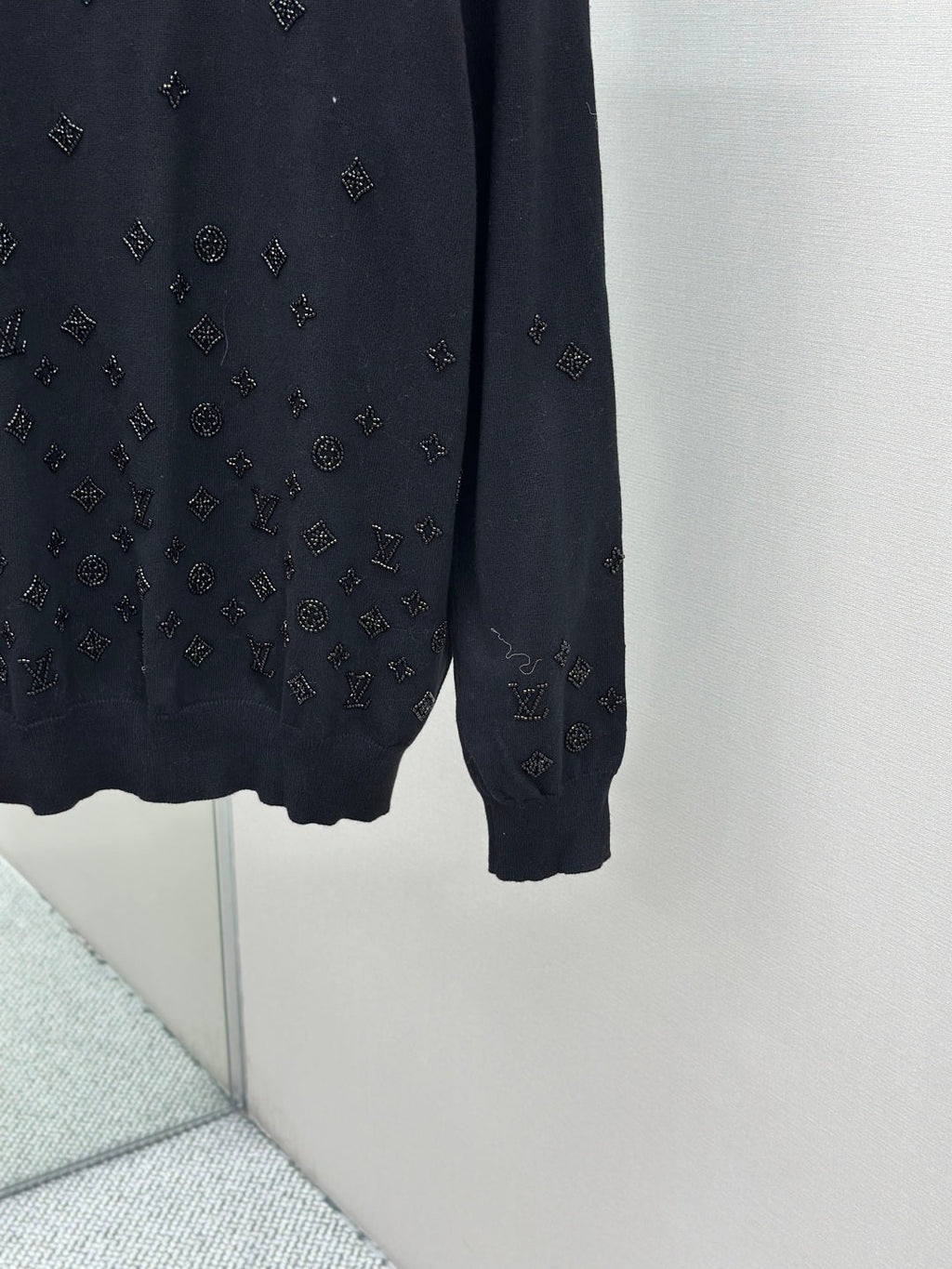 Louis Vuitton Gradient Beaded Crewneck Sweater – 25FW