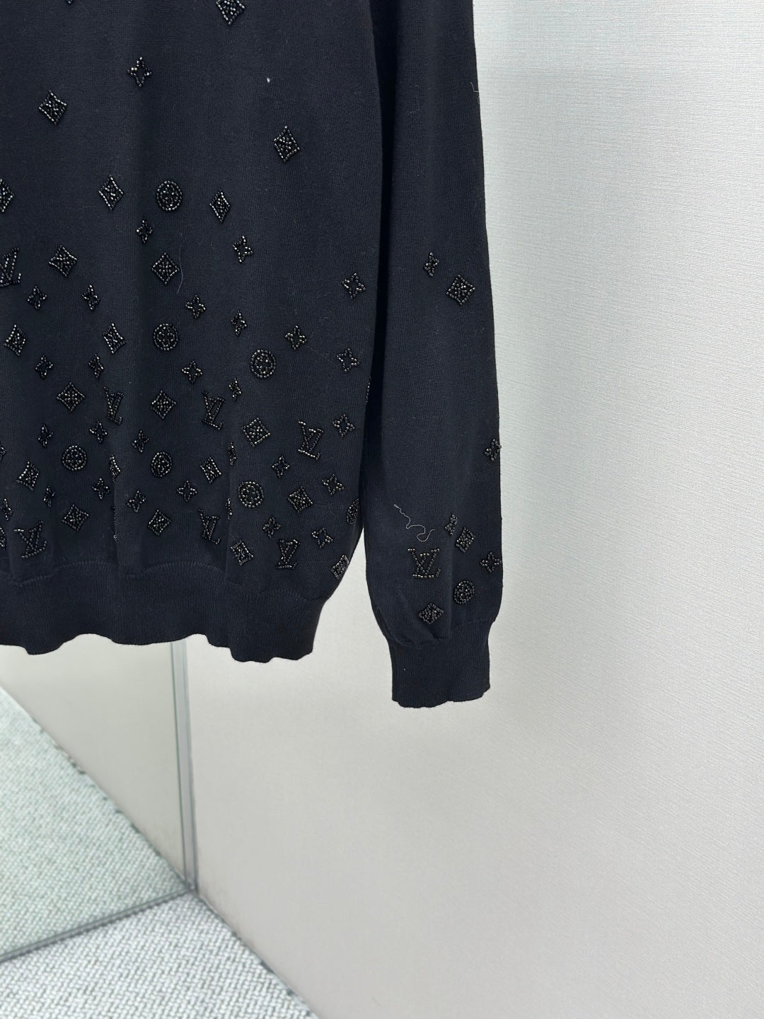 Louis Vuitton Gradient Beaded Crewneck Sweater – 25FW