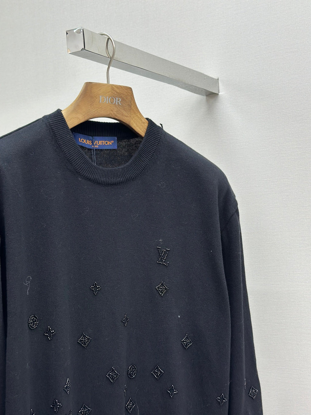 Louis Vuitton Gradient Beaded Crewneck Sweater – 25FW
