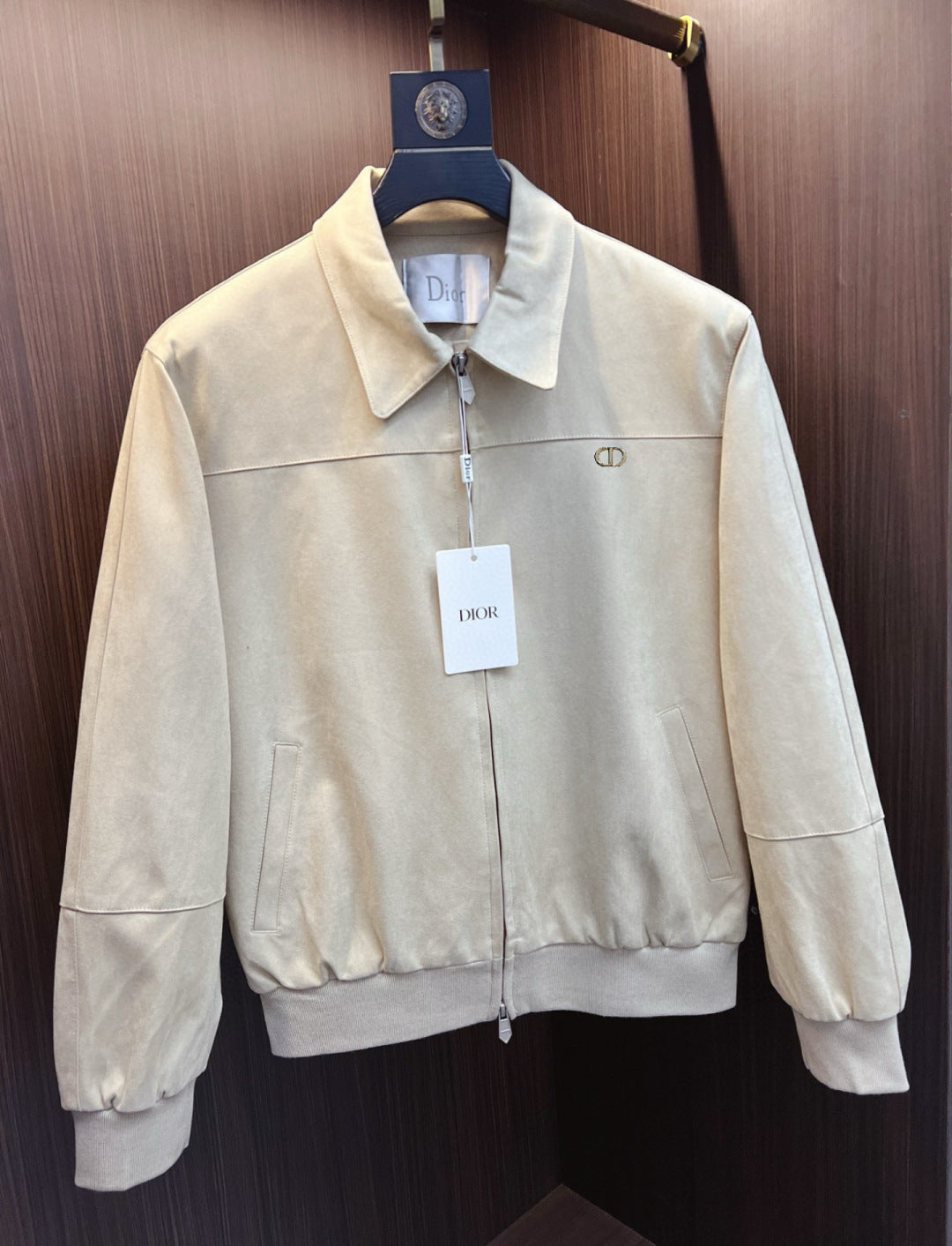 Dior Classic Men's Suede Bomber Jacket