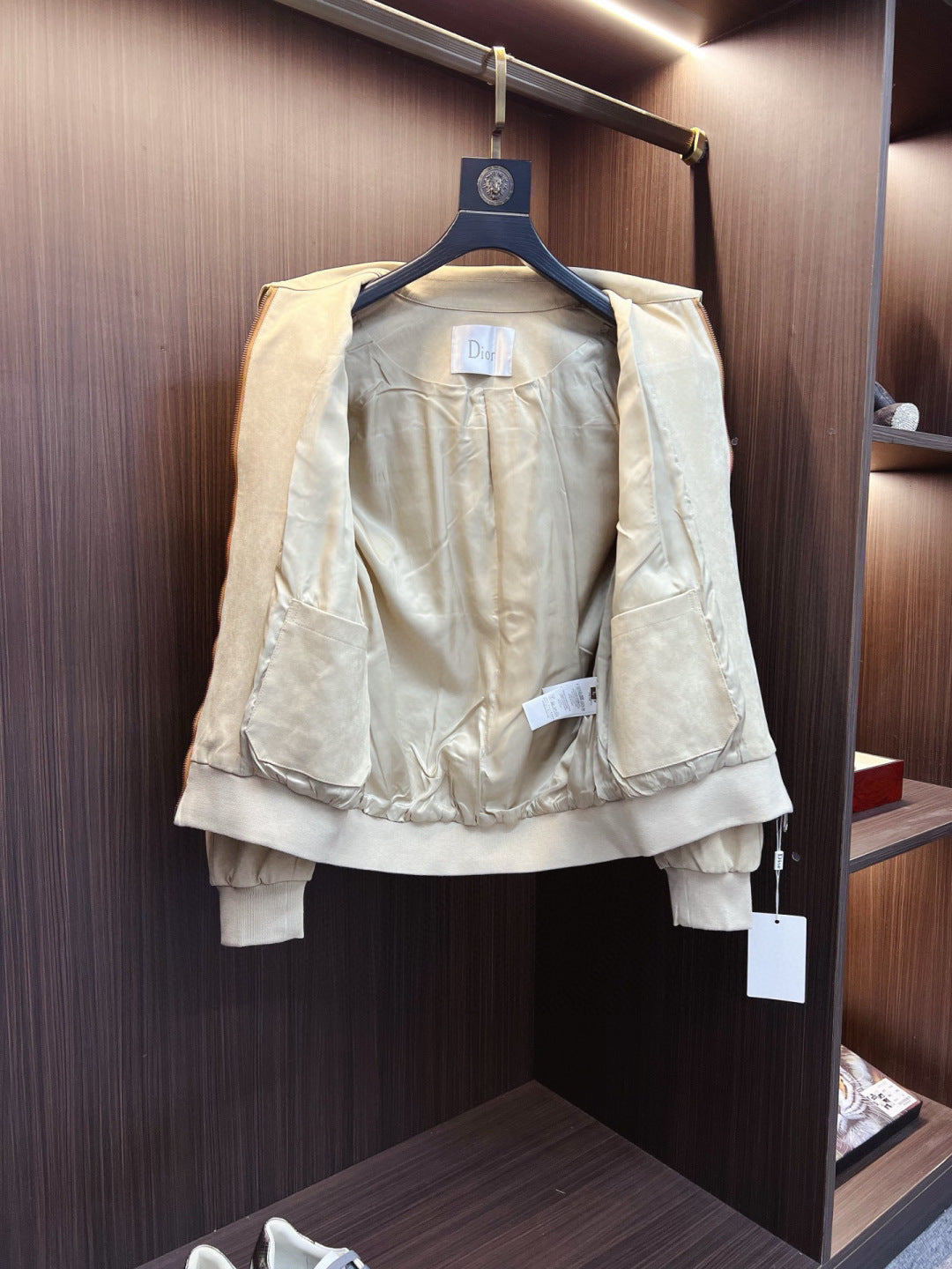 Dior Classic Men's Suede Bomber Jacket