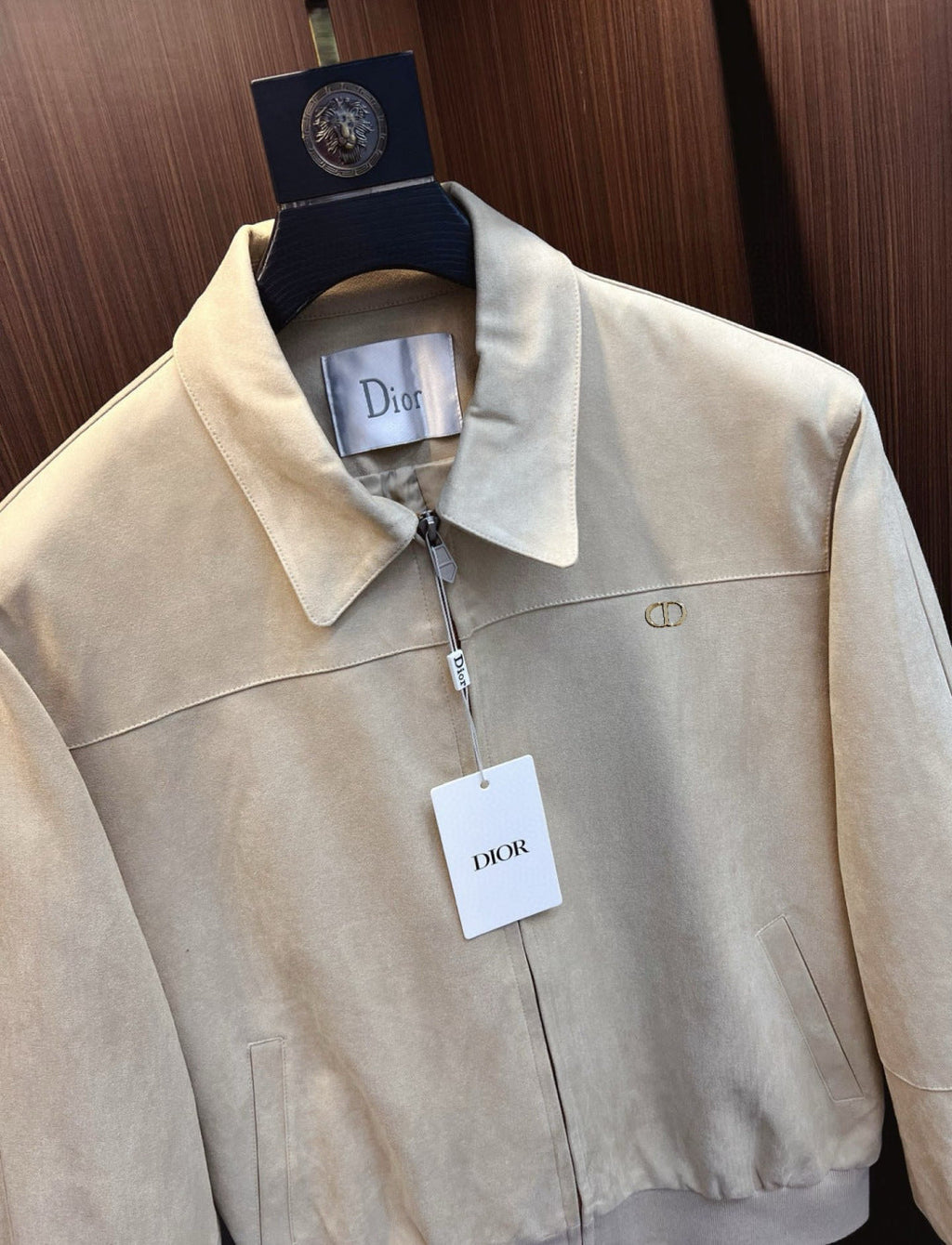 Dior Classic Men's Suede Bomber Jacket