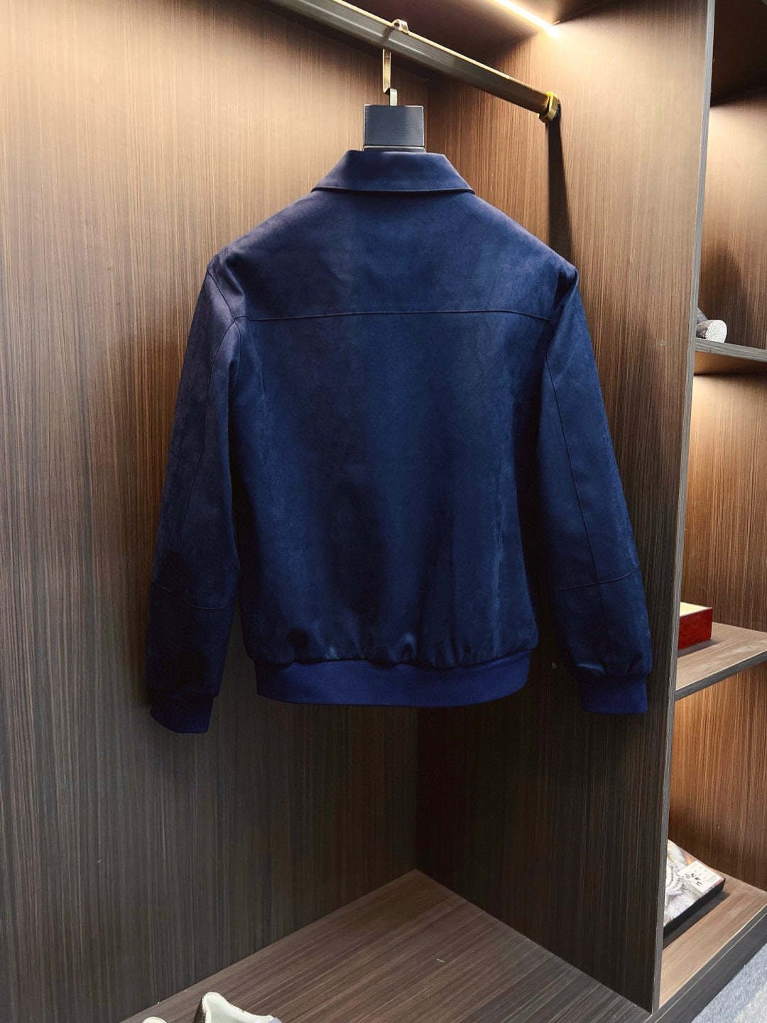 Dior Classic Men's Suede Bomber Jacket