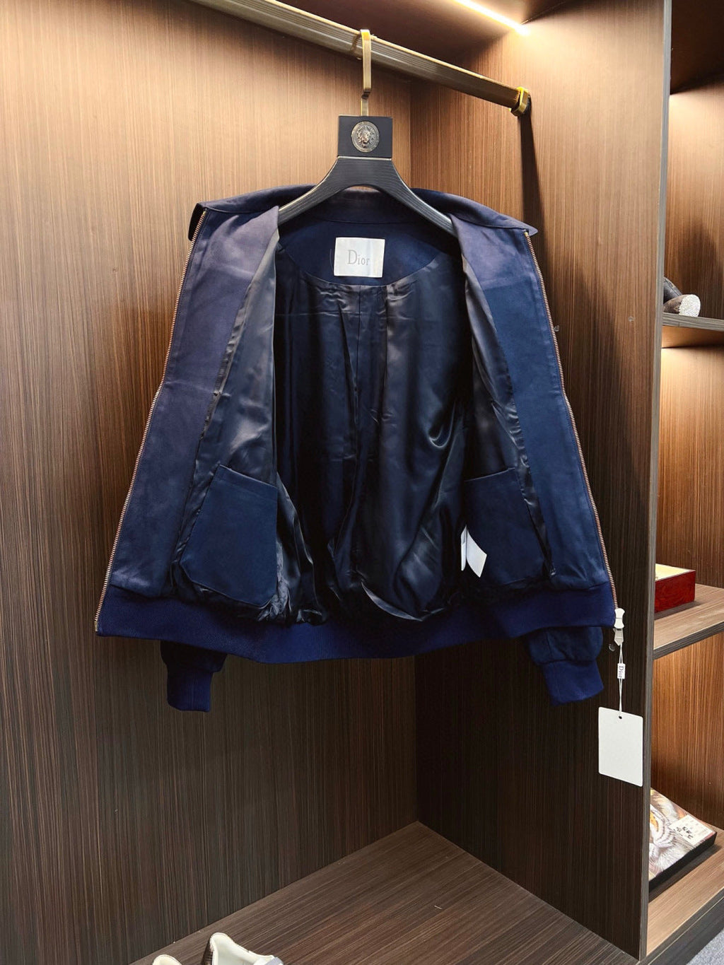 Dior Classic Men's Suede Bomber Jacket