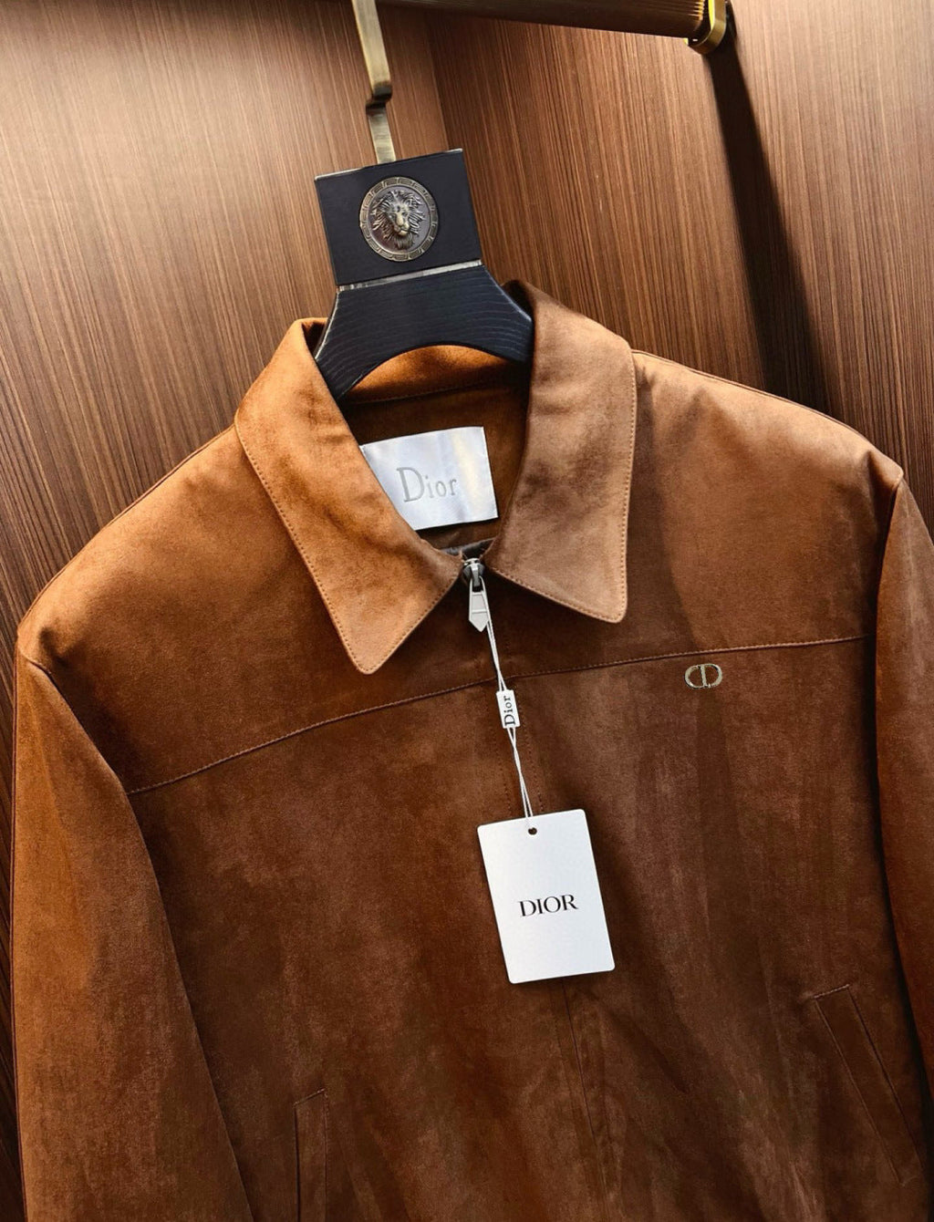 Dior Classic Men's Suede Bomber Jacket