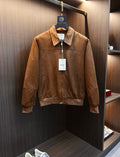 Dior Classic Men's Suede Bomber Jacket