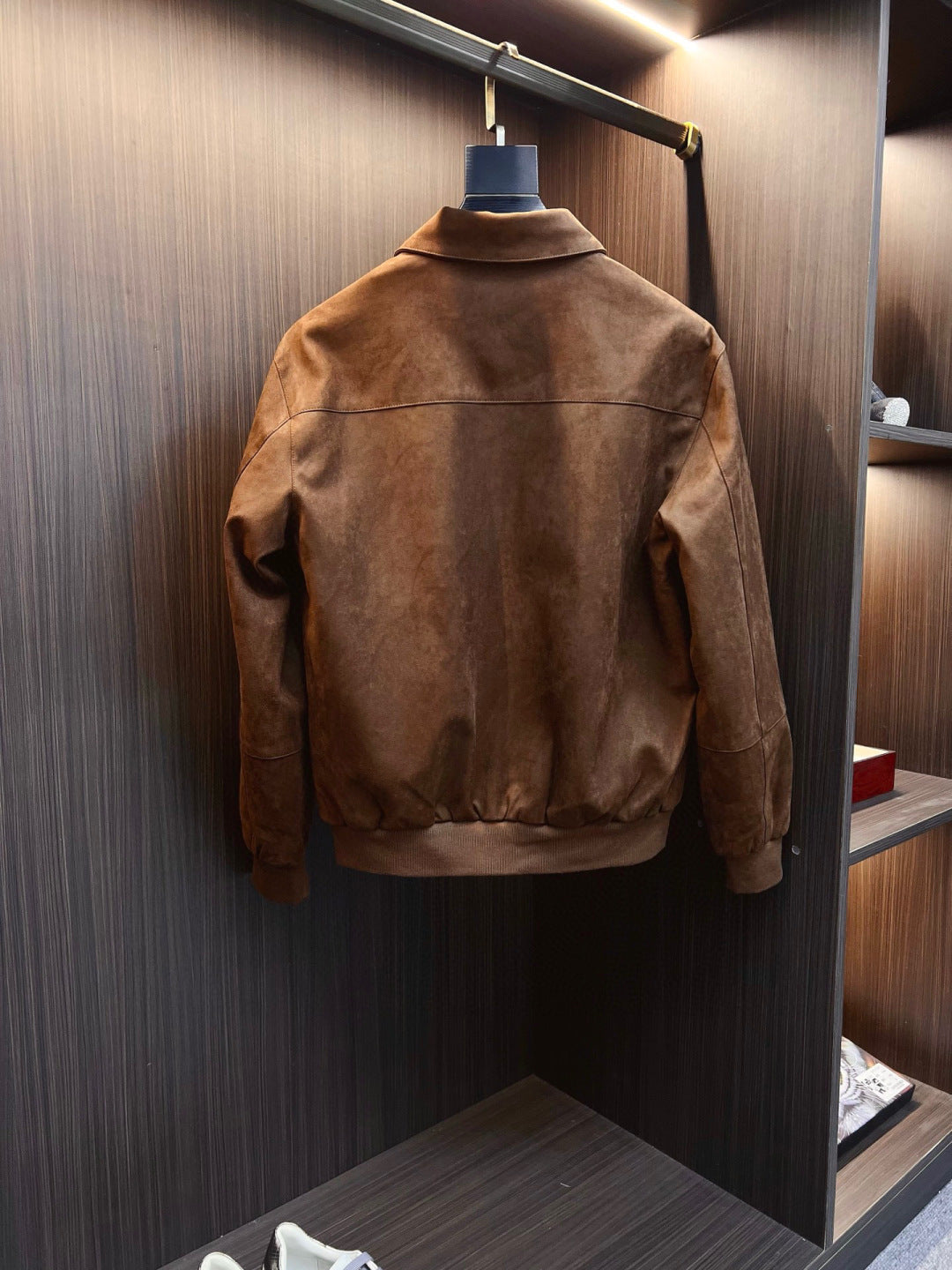 Dior Classic Men's Suede Bomber Jacket