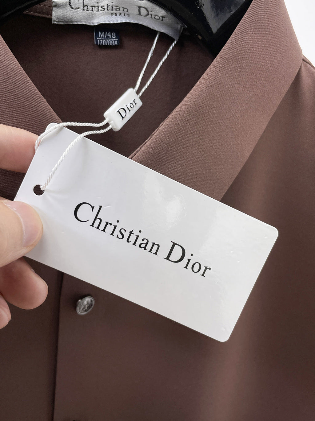 Dior Embroidered Logo Long Sleeve Shirt – 2025SS