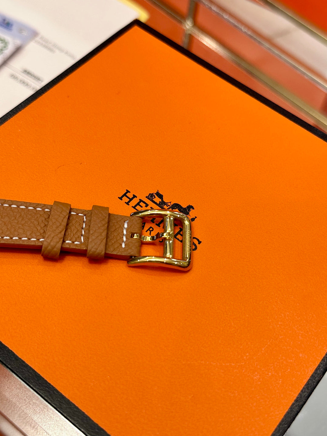 Hermès Small Square Quartz Wristwatch